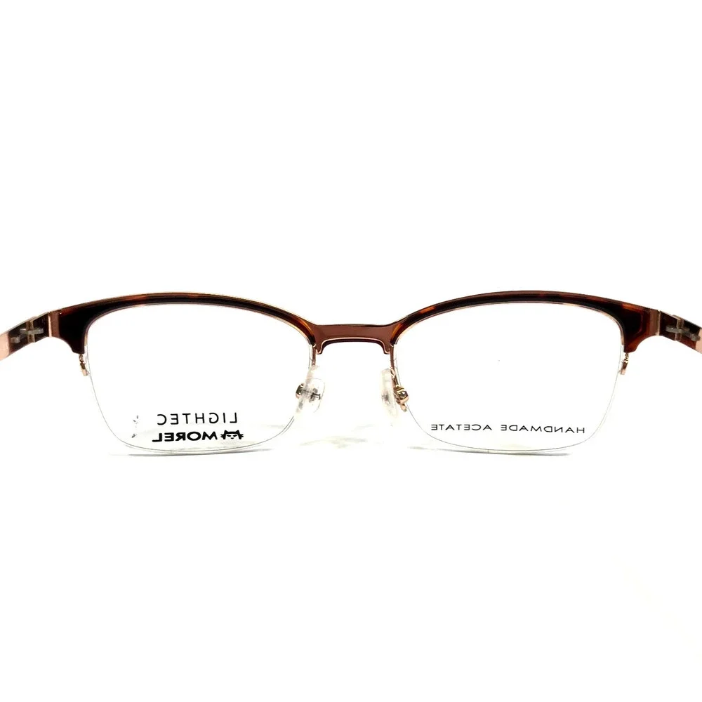 Lightec by Morel Eyeglasses Frames 30031L RD03 Red Rose Gold Cat Eye 49-18-135